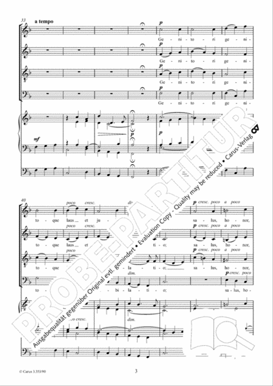 Tantum ergo 4-Part scores gallery preview page 4