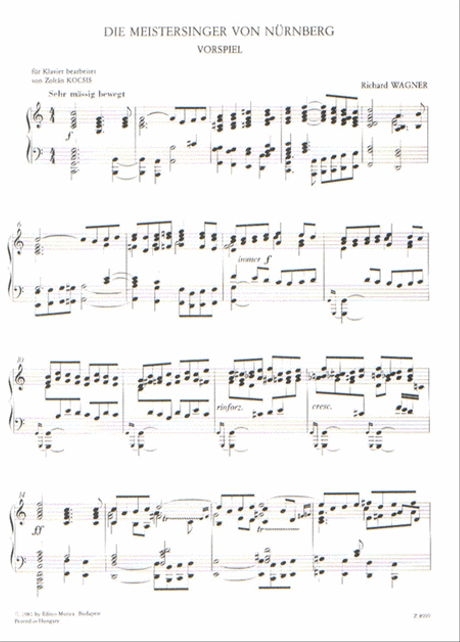 Die Meistersinger von Nürnberg Vorspiel Voice scores gallery preview page 2
