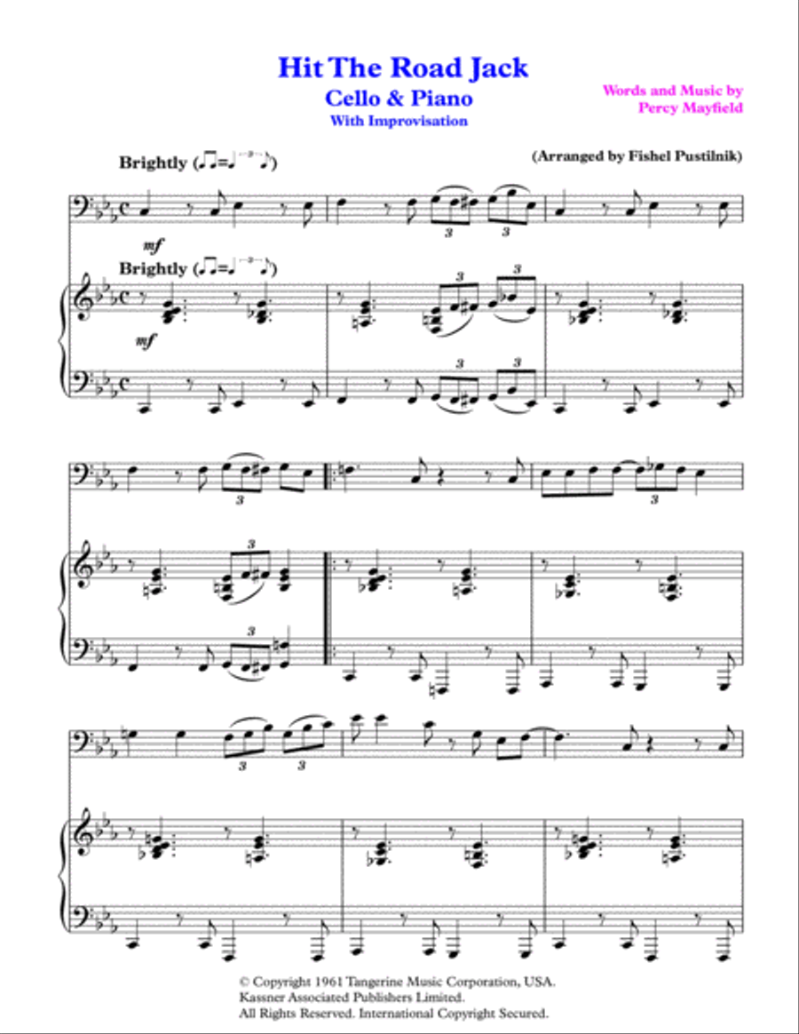 Hit The Road Jack Piano scores gallery preview page 2