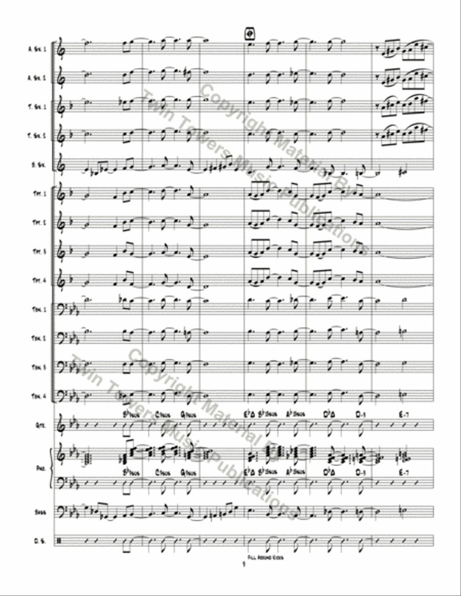 DJ Private Eye Jazz Ensemble scores gallery preview page 10