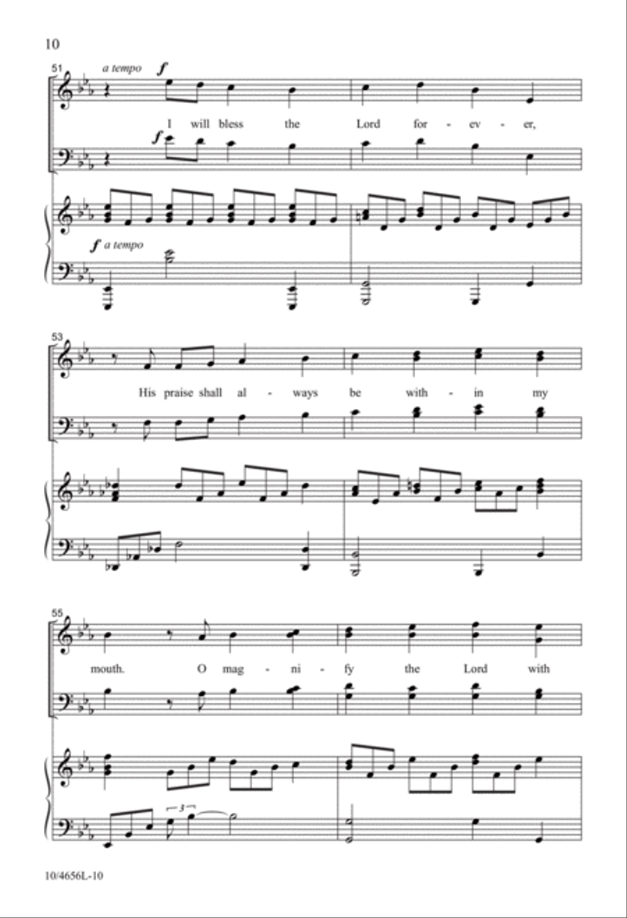 The Lord Is Listening 4-Part scores gallery preview page 10