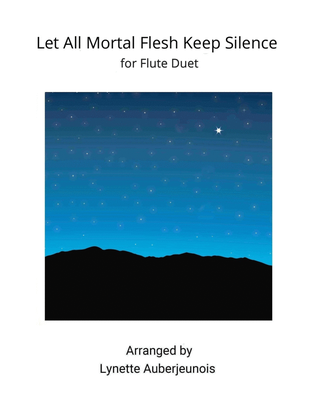 Book cover for Let All Mortal Flesh Keep Silence - Flute Duet