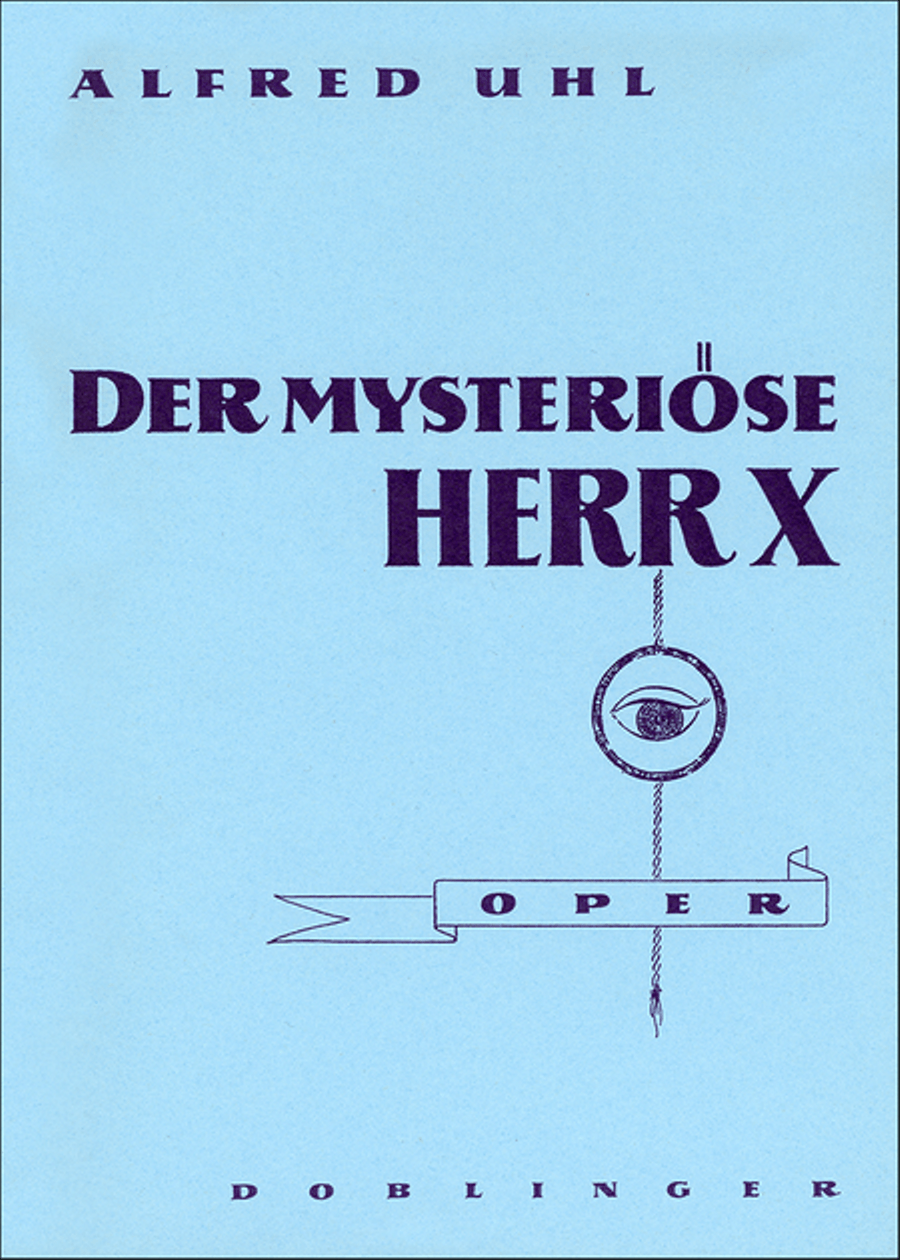 Der mysteriose Herr X Texts scores gallery preview page 1