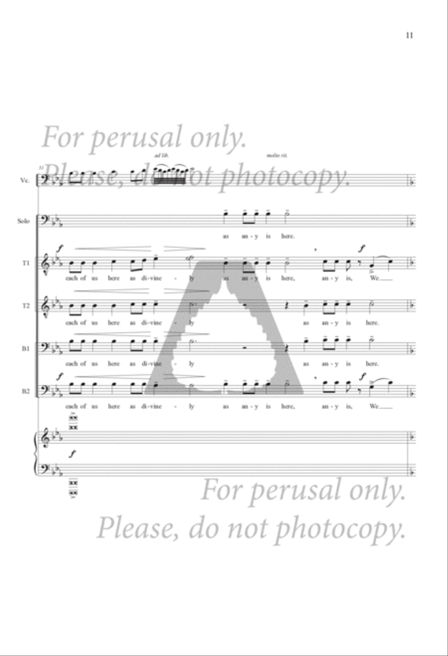 Music Makers, Dreamers of Dreams TTBB scores gallery preview page 11