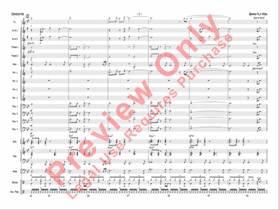 Gonna Fly Now Gonna Fly Now Jazz Ensemble scores gallery preview page 8