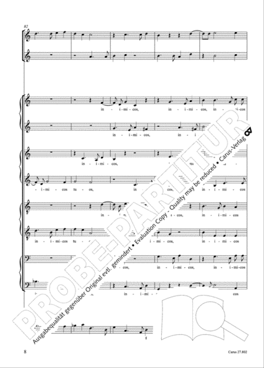 Salmi I (Selva morale e spirituale) Collection / Songbook scores gallery preview page 33