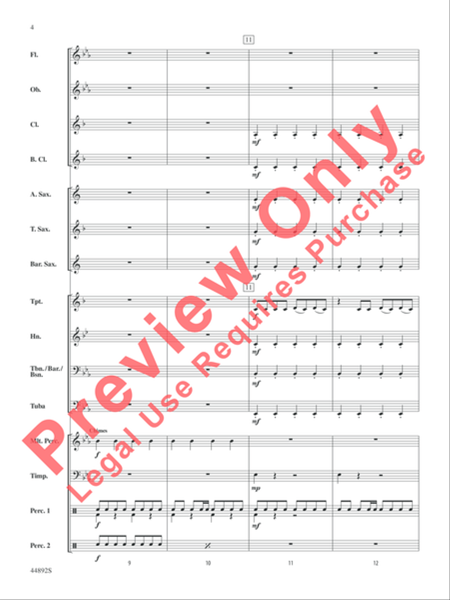 Zephyr Zephyr Concert Band scores gallery preview page 5