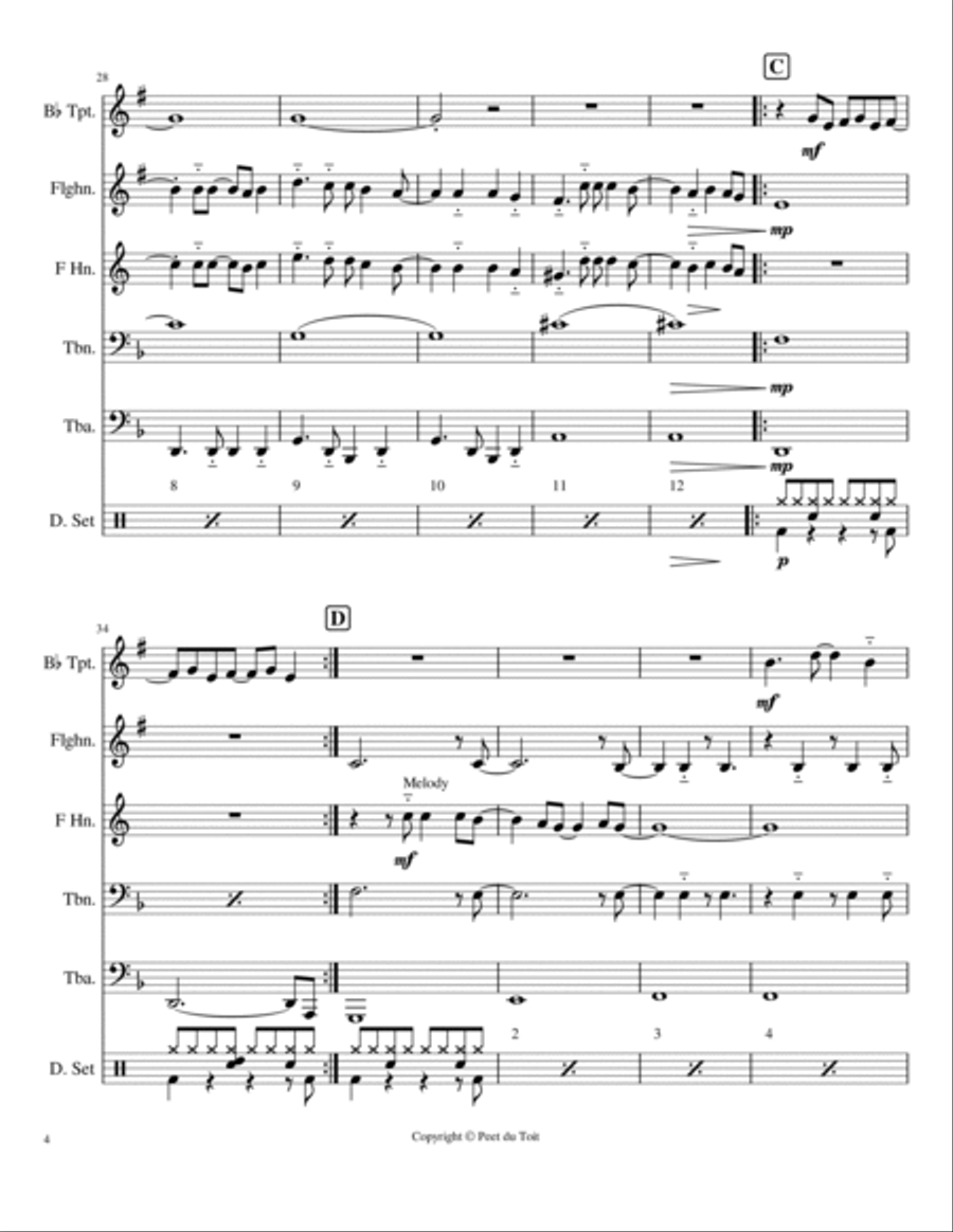 From Souvenirs To Souvenirs Small Ensemble scores gallery preview page 4