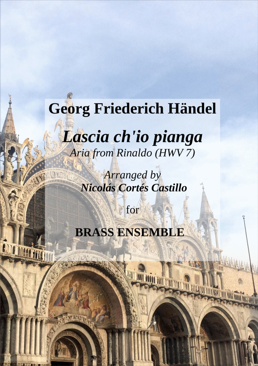 Lascia ch'io pianga for Brass Ensemble image number null