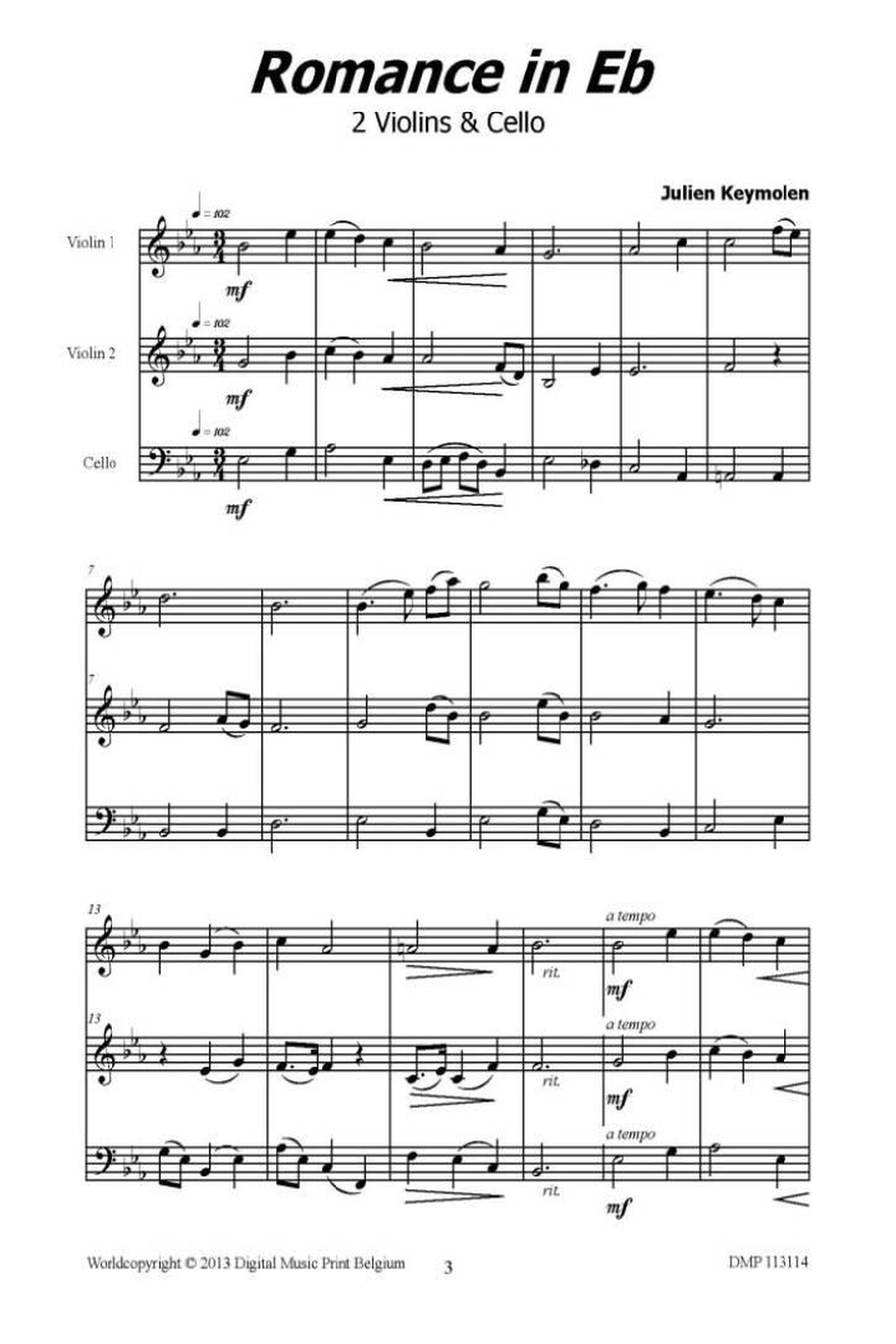 Romance In Eb String Trio scores gallery preview page 2
