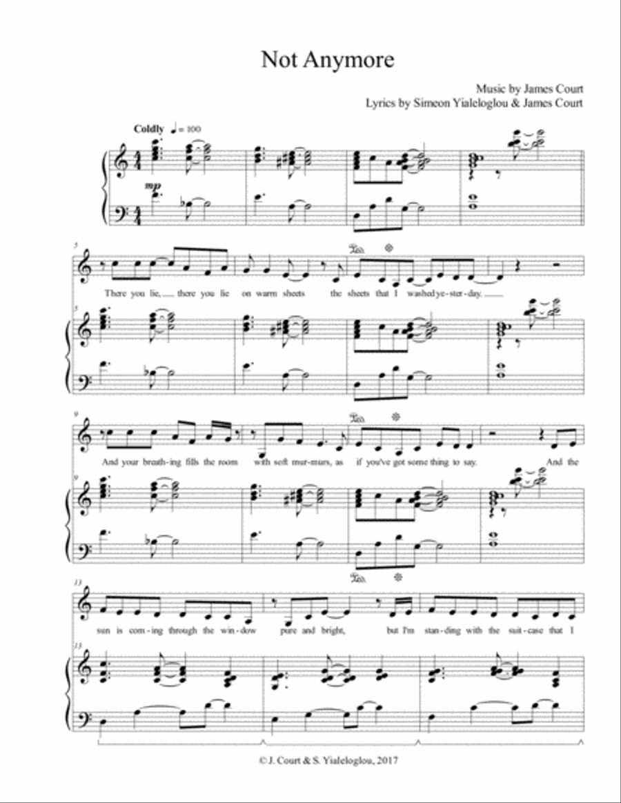 Not Anymore Voice scores gallery preview page 1