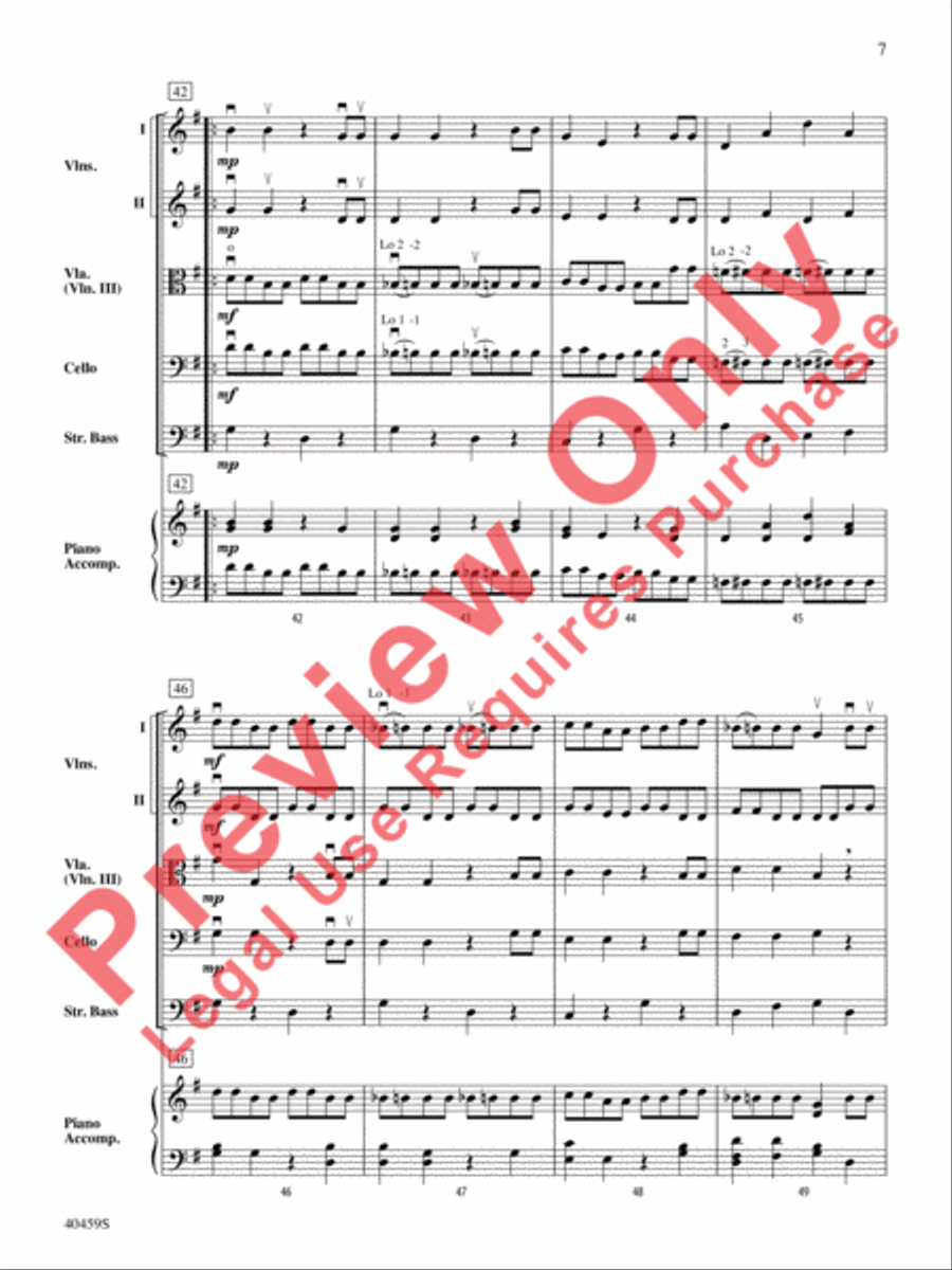 Fiddler on the Housetop Fiddler on the Housetop String Orchestra scores gallery preview page 8