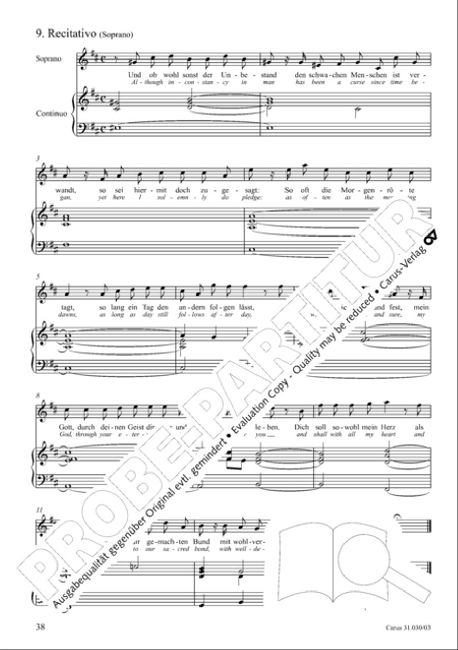Joyful be, O ransomed flock (Freue dich, erloste Schar) 4-Part scores gallery preview page 39