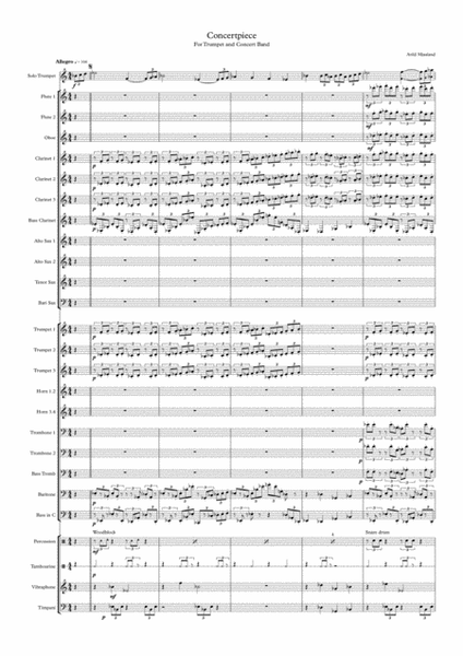 Concertpiece for Trumpet and Concert band image number null