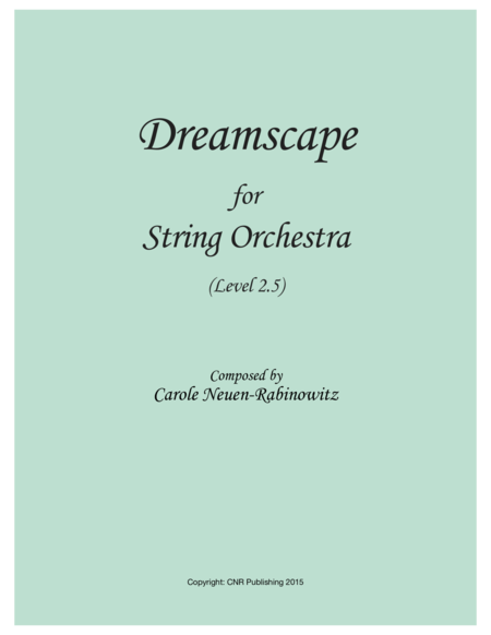Dreamscape for String Orchestra image number null