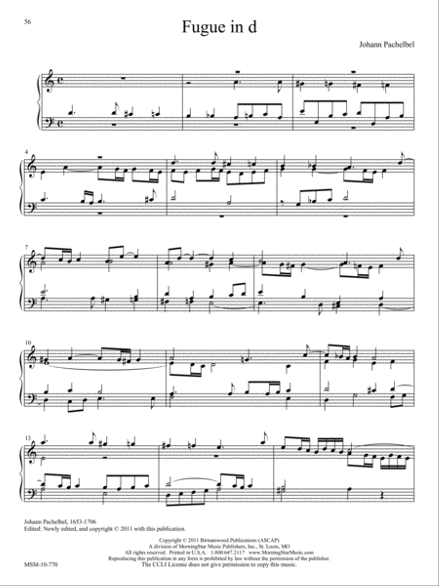17th and 18th Century Organ Voluntaries for Manuals and Manuals with Pedal Points Organ scores gallery preview page 14