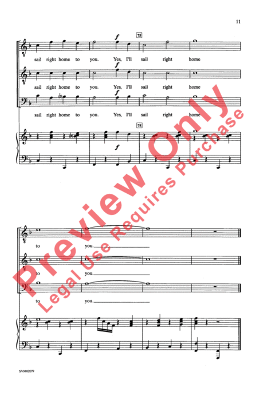 Ill Sail Right Home To You - TTB TTB scores gallery preview page 11