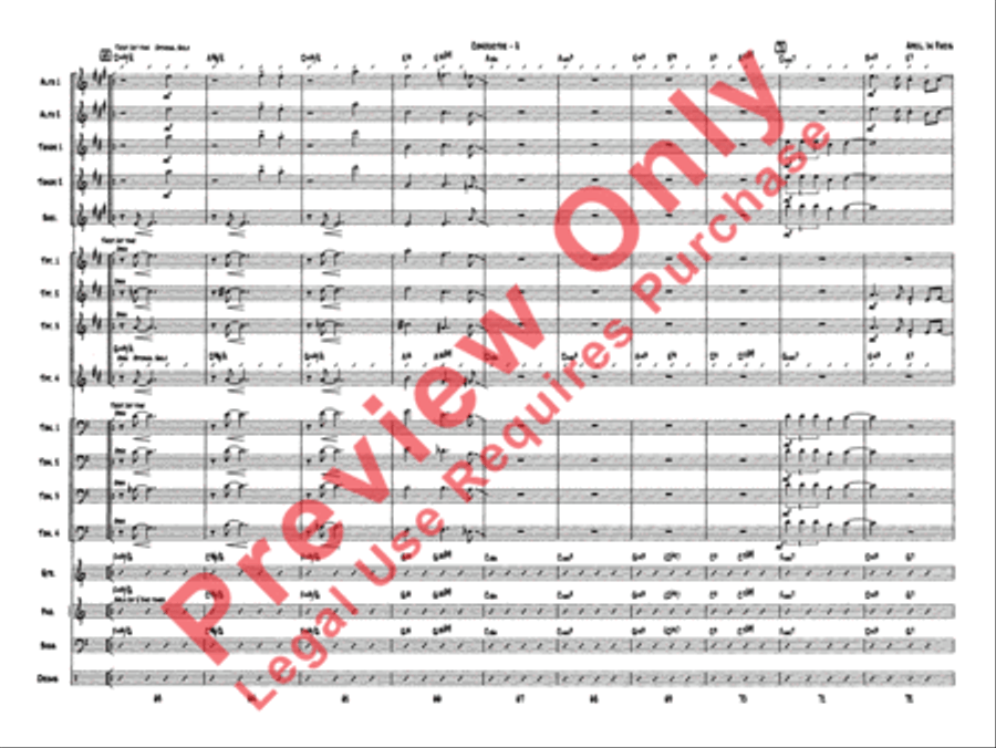 April in Paris Jazz Ensemble scores gallery preview page 11