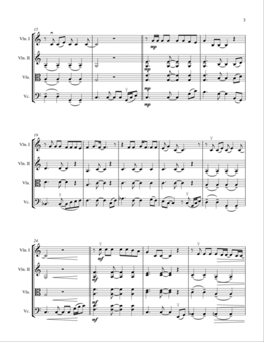 Make You Feel My Love String Trio scores gallery preview page 5