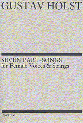 Book cover for 7 Part-Songs for Female Voices and Strings