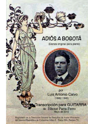 Book cover for Adiós a Bogotá.