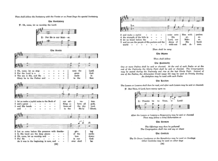 The Lutheran Hymnal: Organist's Liturgy