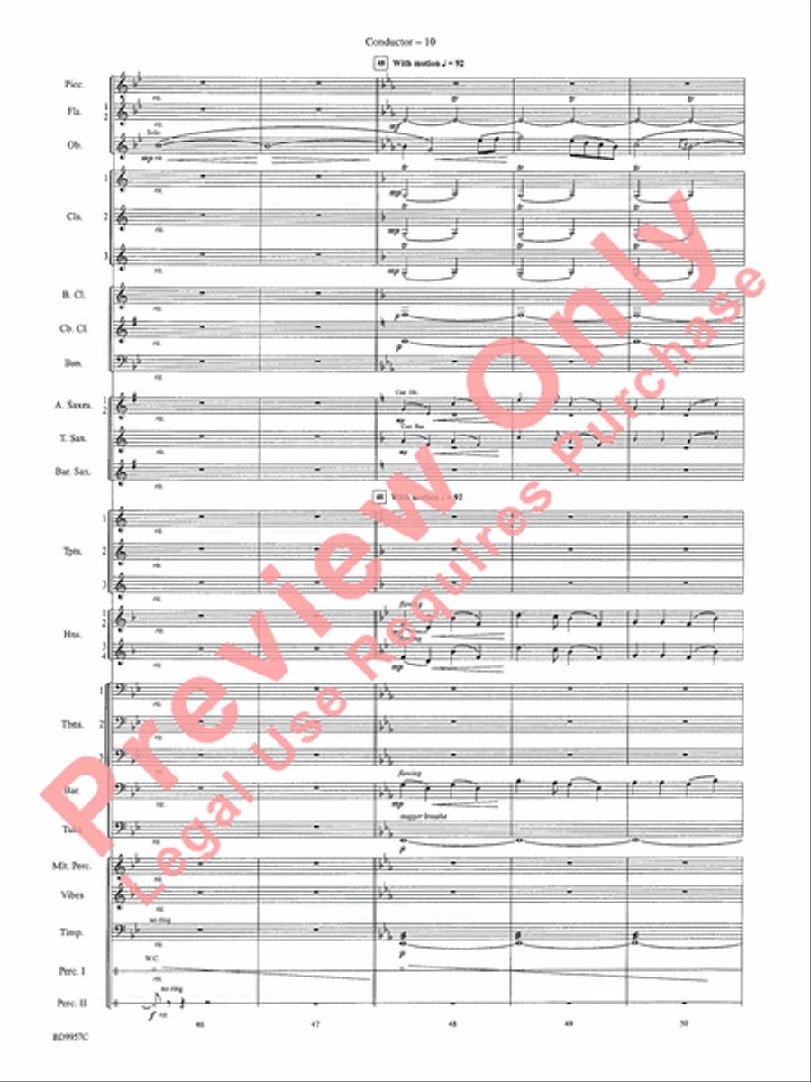 Angels, from the Realms of Glory Concert Band scores gallery preview page 13