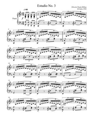 Piano etudes no. 3 Crossing hands