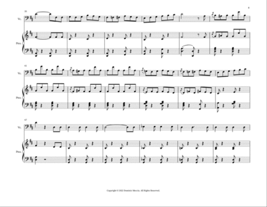 My Name Is John Wellington Wells String Duet scores gallery preview page 4