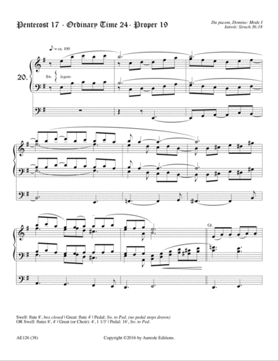 A Gregorian Liturgical Year for Organ, Volume 3 Organ scores gallery preview page 39