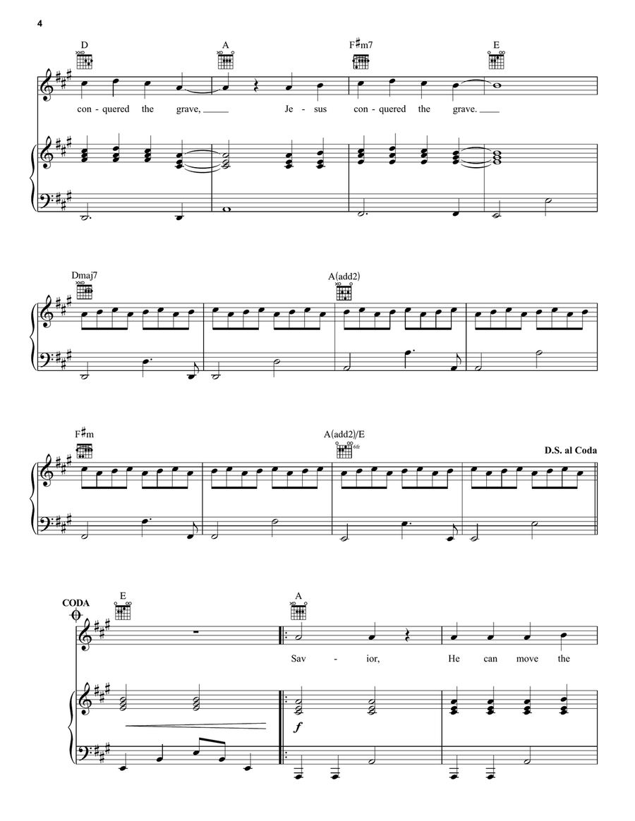 Mighty To Save Guitar scores gallery preview page 4
