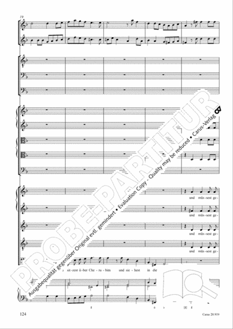 Opera varia I. Works with 1-7 parts (Complete edition, vol. 19) [Werke mit 1-7 obligaten Stimmen] Score scores gallery preview page 181