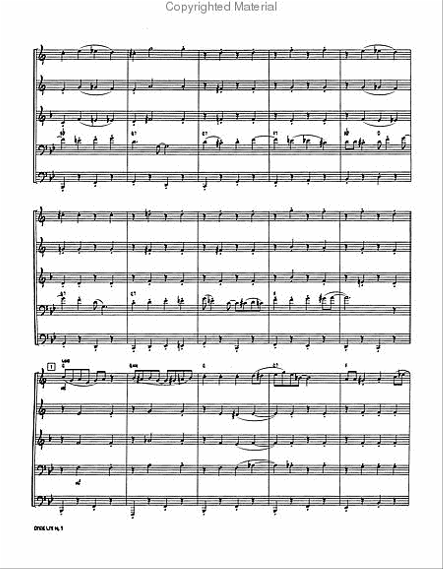 Dixie Lix Dixie Lix Brass Quintet scores gallery preview page 3
