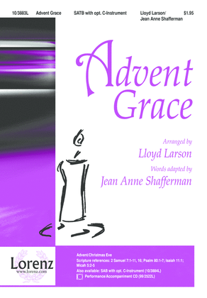 Book cover for Advent Grace