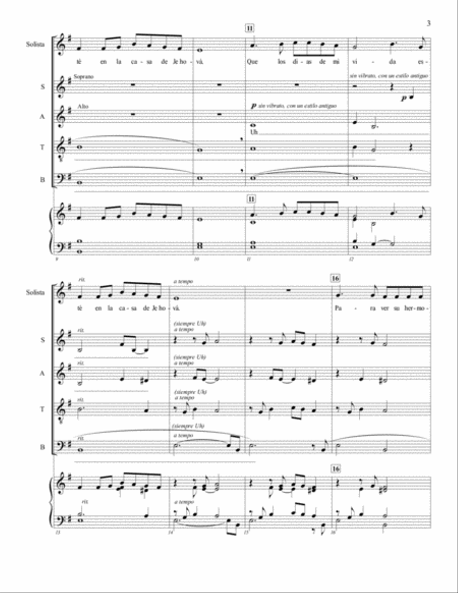 Una cosa he demandado Una cosa he demandado 4-Part scores gallery preview page 3