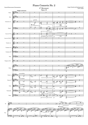 Piano Concerto No. 2 Opus 18, 2nd Movement