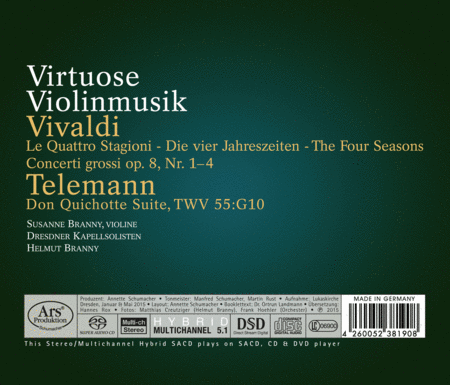 Vivaldi & Telemann: Virtuose Violinmusik