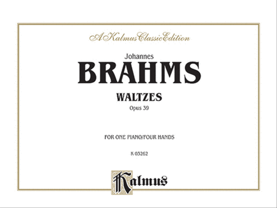 Waltzes, Op. 39 Small Ensemble scores gallery preview page 1