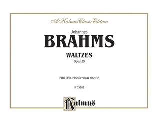 Book cover for Waltzes, Op. 39