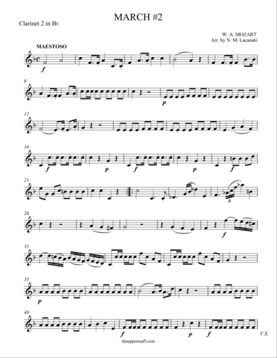 March #2 Woodwind Quartet scores gallery preview page 5