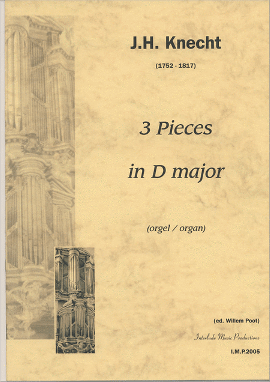 3 Pieces D Organ scores gallery preview page 1