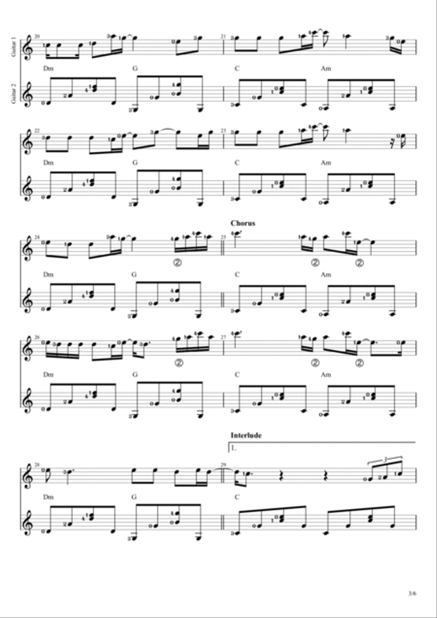 Take Me To Your Heart Guitar scores gallery preview page 3