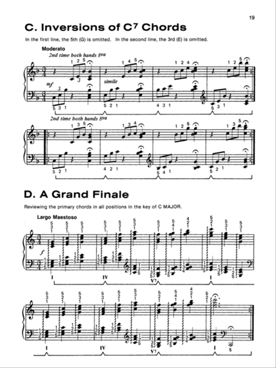 Alfred's Basic Piano Course Technic, Level 4 Piano Method scores gallery preview page 4