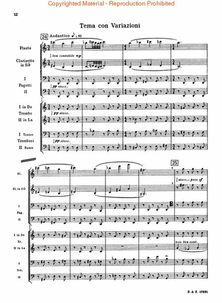 Octet for Wind Instruments (Revised 1952)