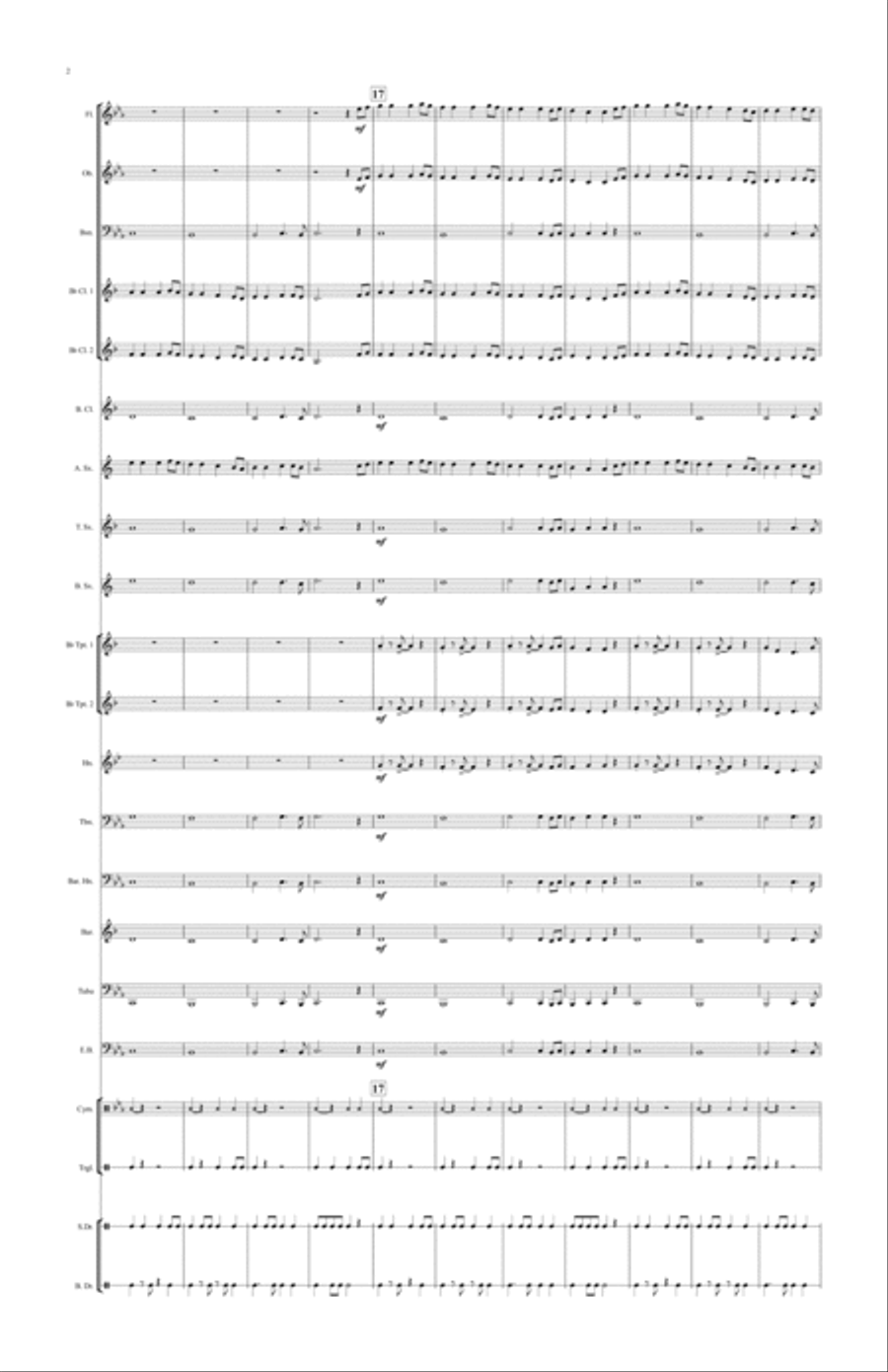 Armenian Folk Medley Concert Band scores gallery preview page 3
