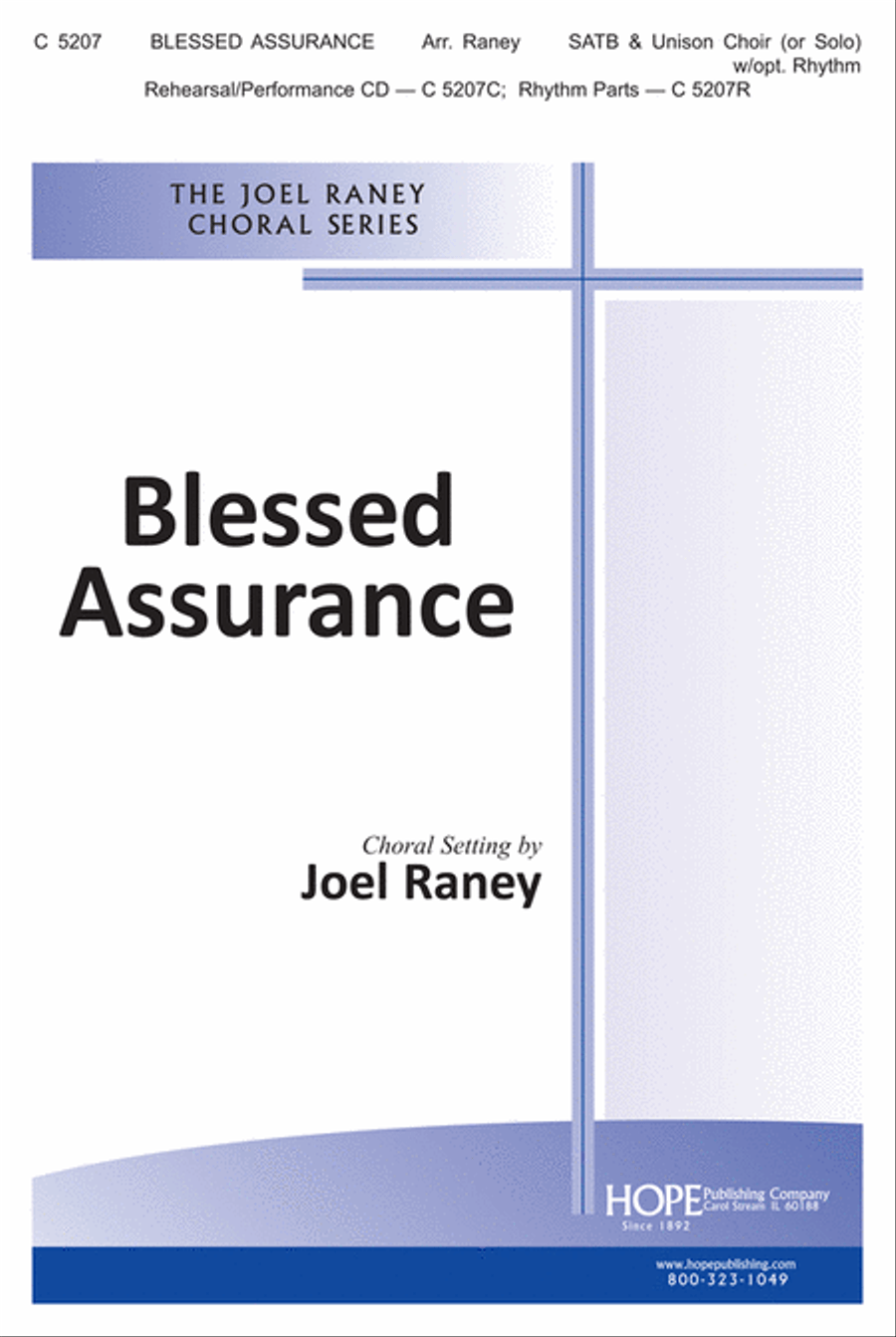 Blessed Assurance 4-Part scores gallery preview page 1