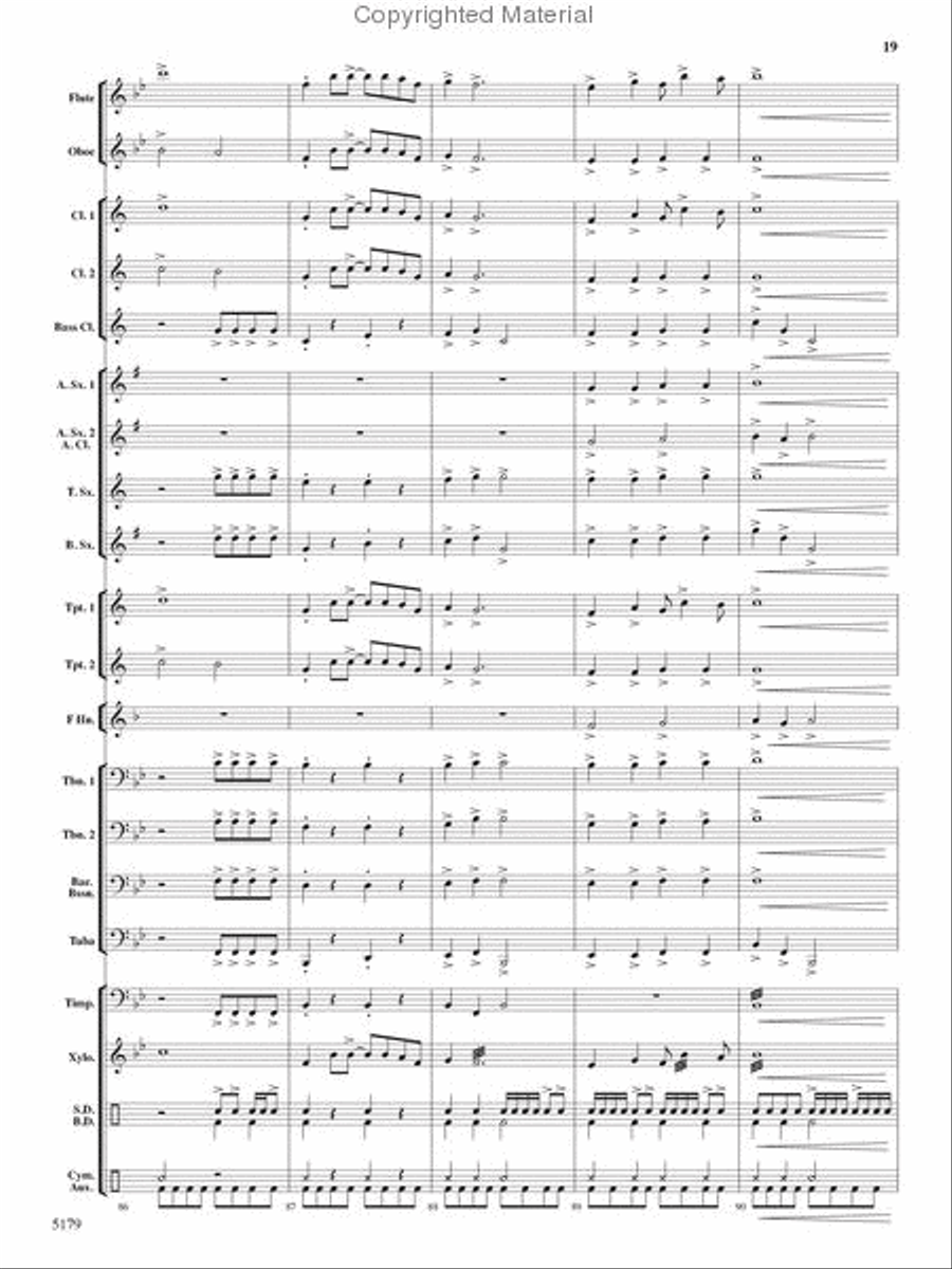 American Journey Concert Band scores gallery preview page 18