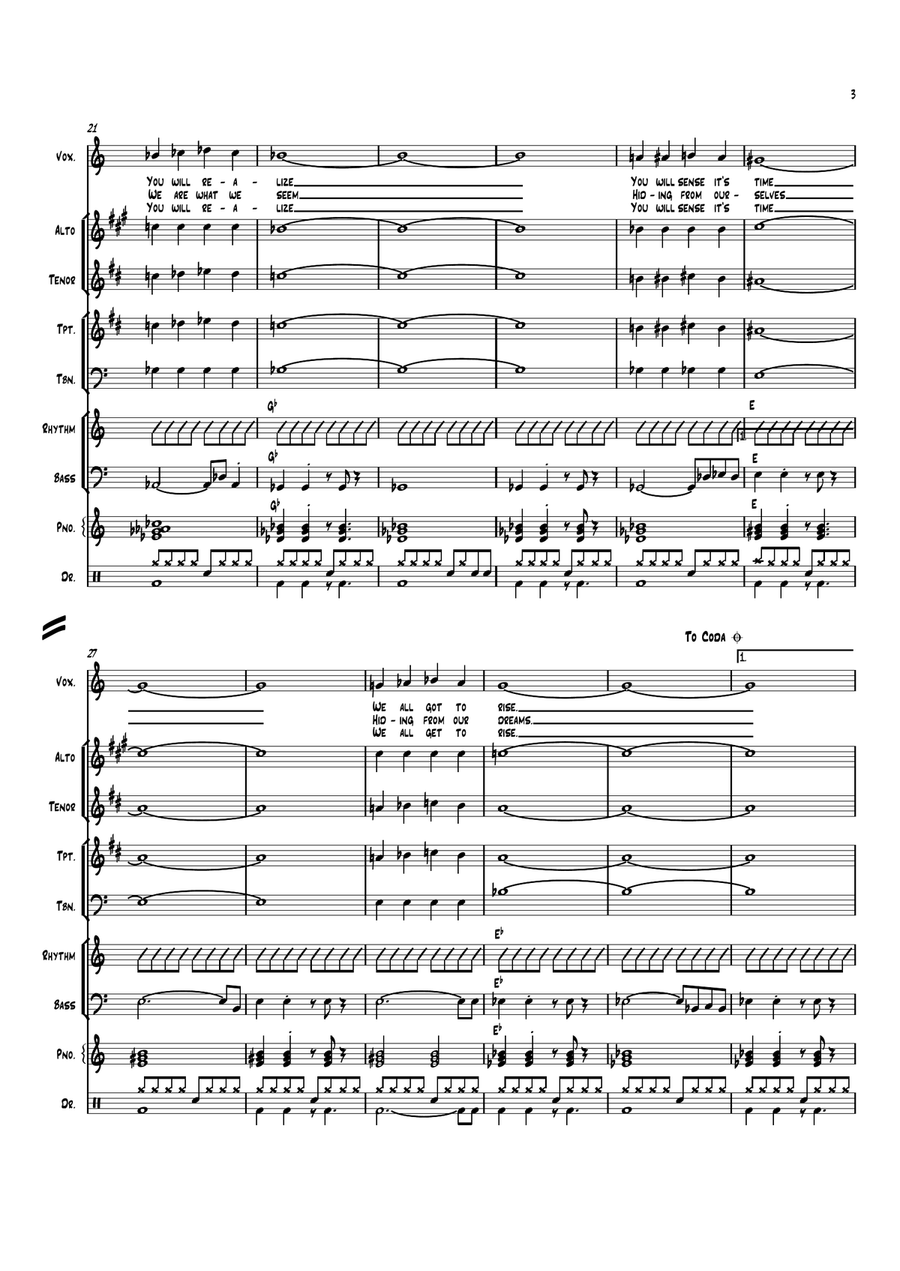 Rise Jazz Ensemble scores gallery preview page 3