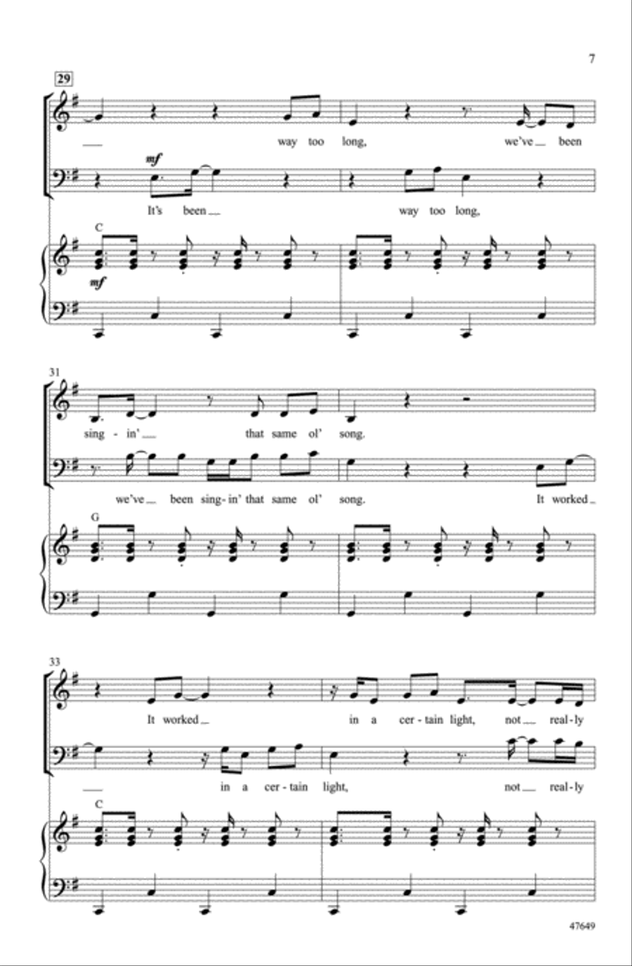 Moment of Truth Moment of Truth Choir scores gallery preview page 6