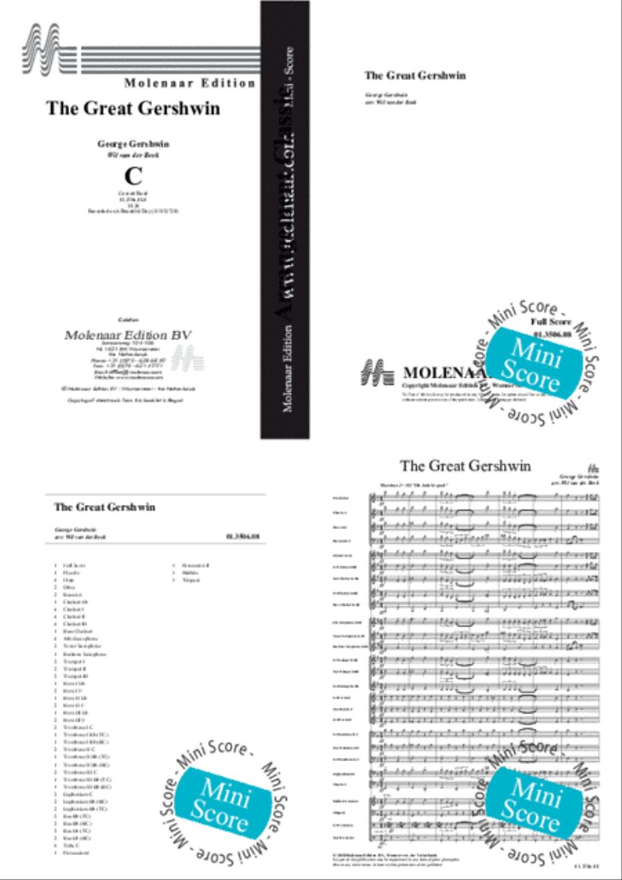 The Great Gershwin Concert Band scores gallery preview page 2